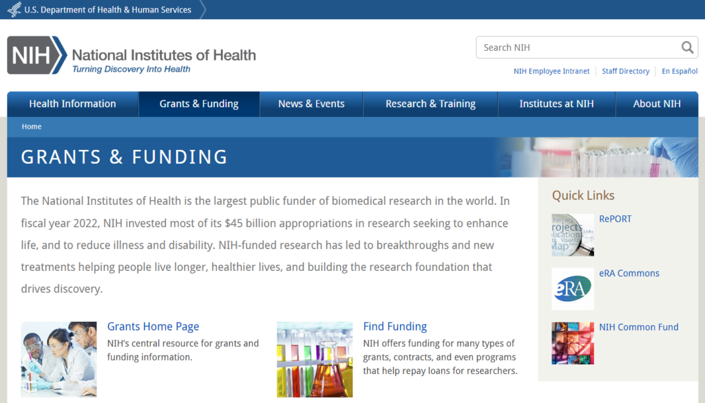 National Institute of Health (NIH) Grants
